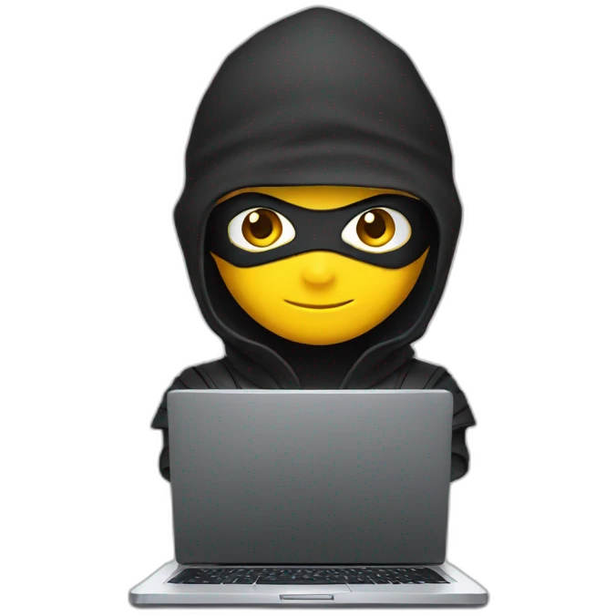 Ninja with a laptop emoji