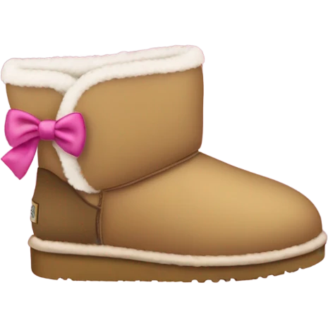 Uggs with bows emoji