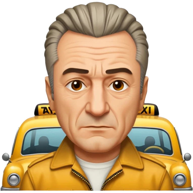 deniro dans taxi driver avec la crete emoji