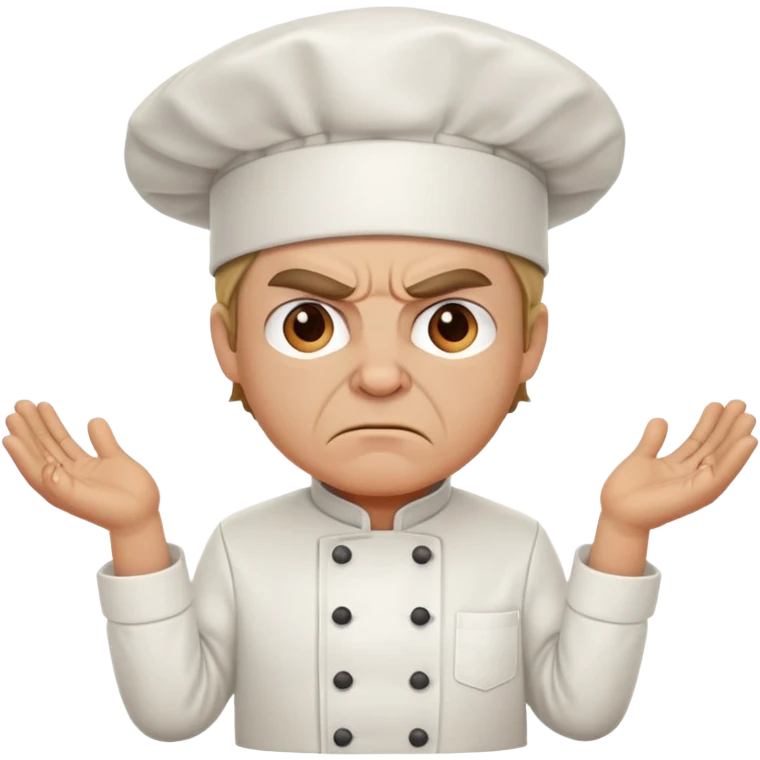 Chef Skinner angry chef emoji