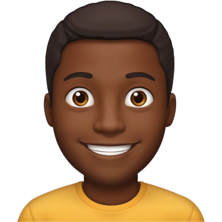 Black man emoji