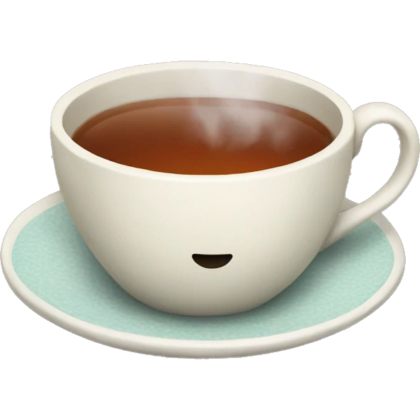 Cozy tea cup emoji
