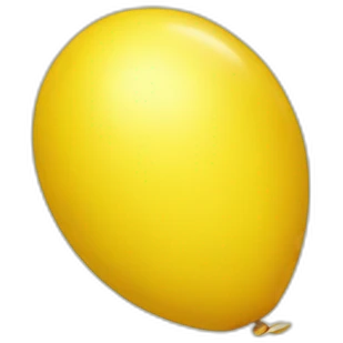 yellow baloon emoji