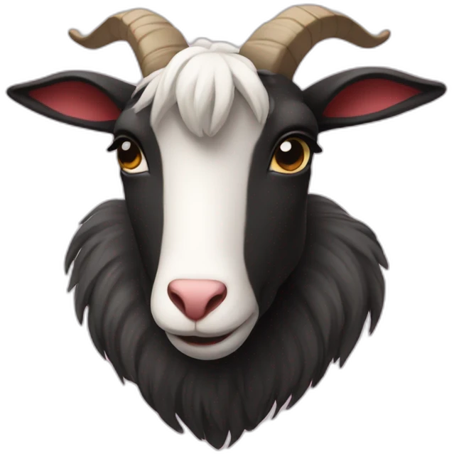 Goaty with heart emoji