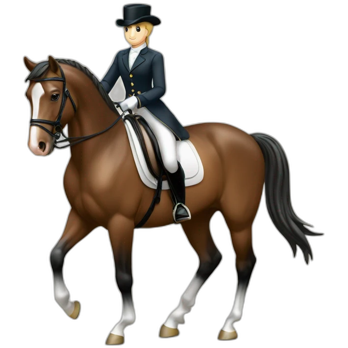 Cheval de dressage emoji