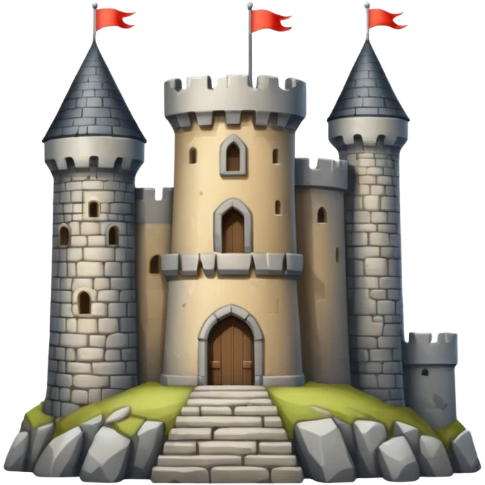 Old castle emoji