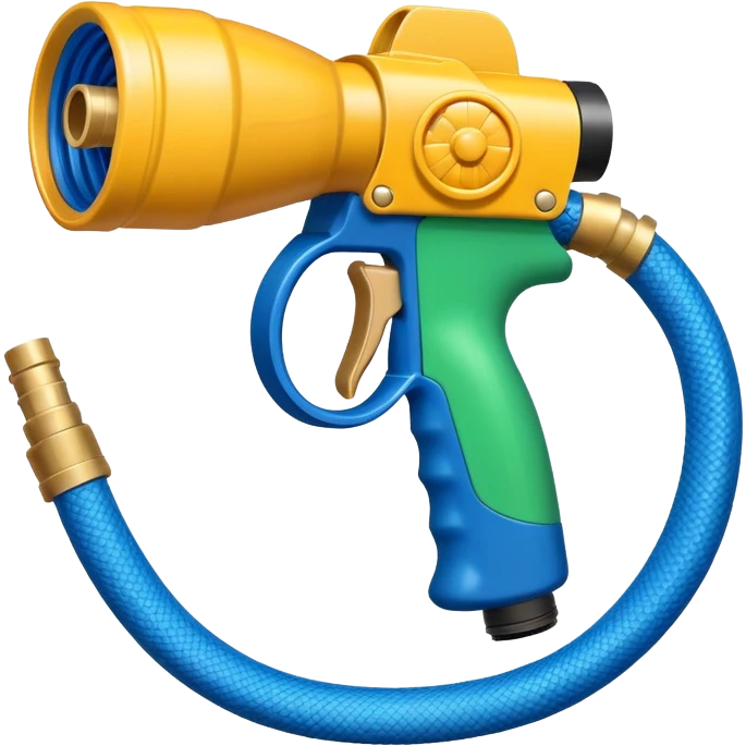 A garden hose pistol emoji