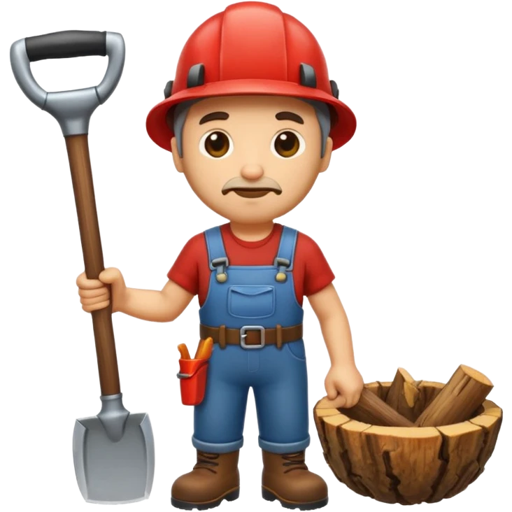 woodcutter emoji
