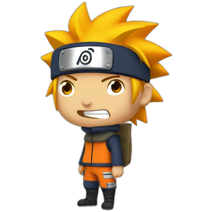 naruto with letter M emoji