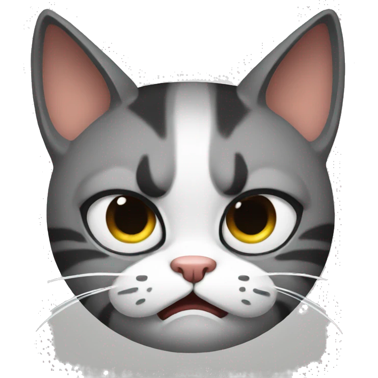 Angry cat emoji