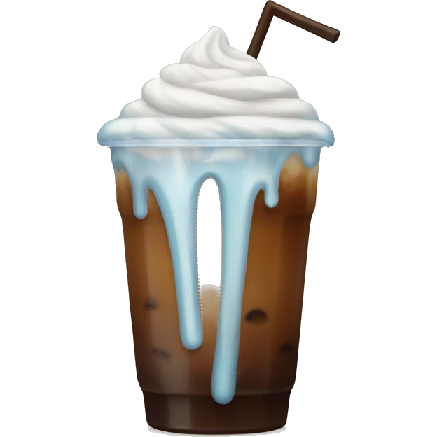 Iced coffe  emoji