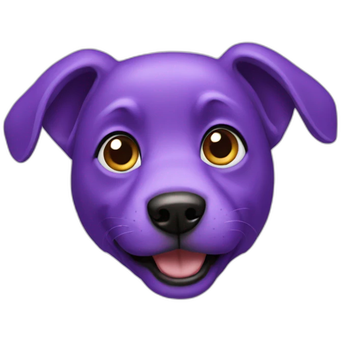 purple dogs  emoji