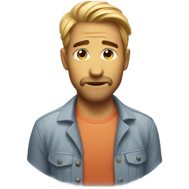 Feeling awkward emoji