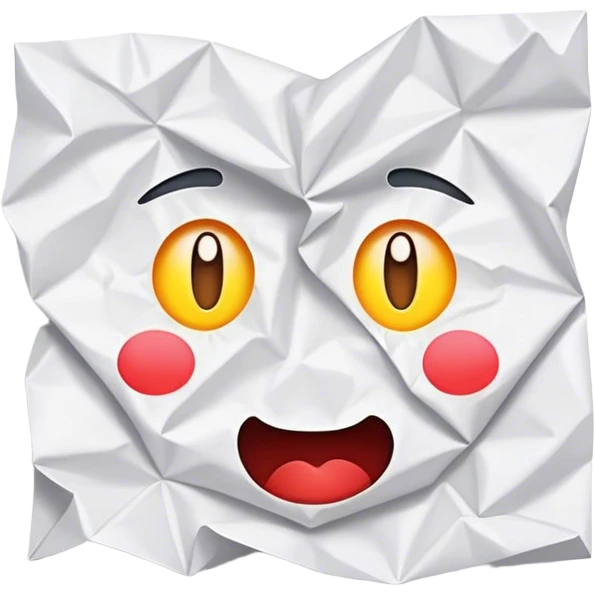crumpled paper emoji