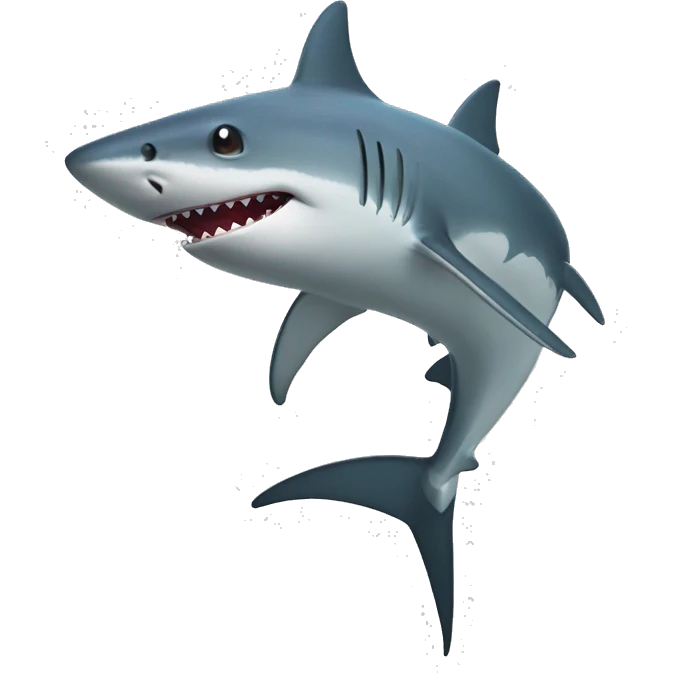 Requin qui est choqué emoji