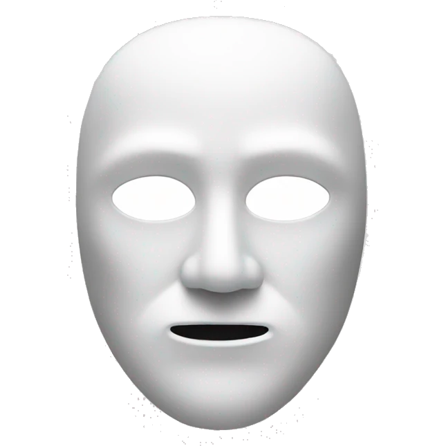 White mask emoji