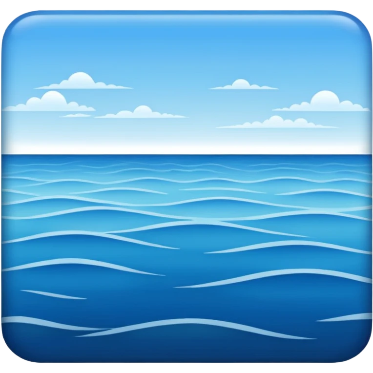 horizontal sea emoji