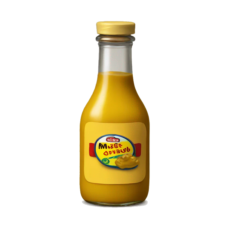 Bottle of mustard  emoji