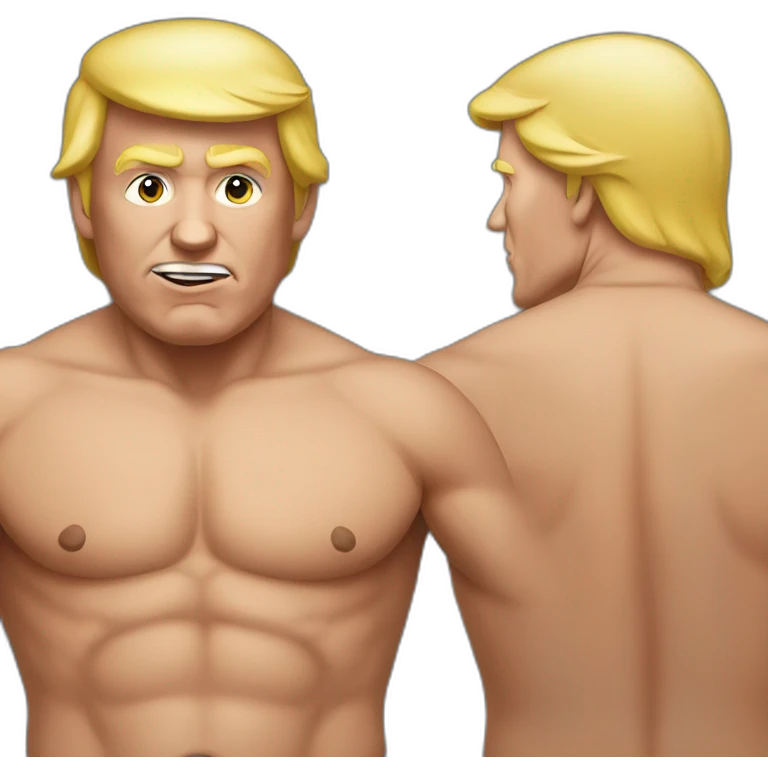 trump no shirt emoji