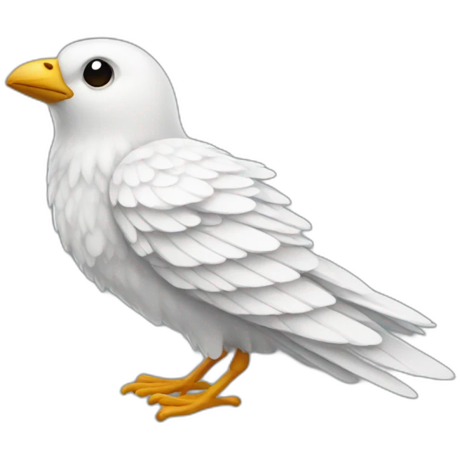 Tiny white Wing emoji