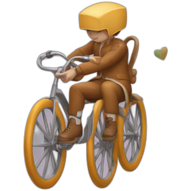 deux roux sur un deux roues emoji
