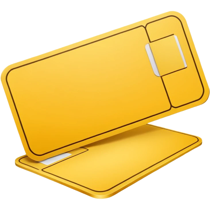 yellow ticket card  emoji
