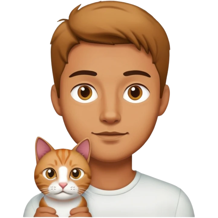 یک مرد گربه نما emoji