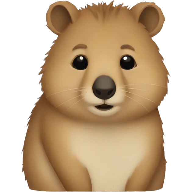 Sad quokka emoji