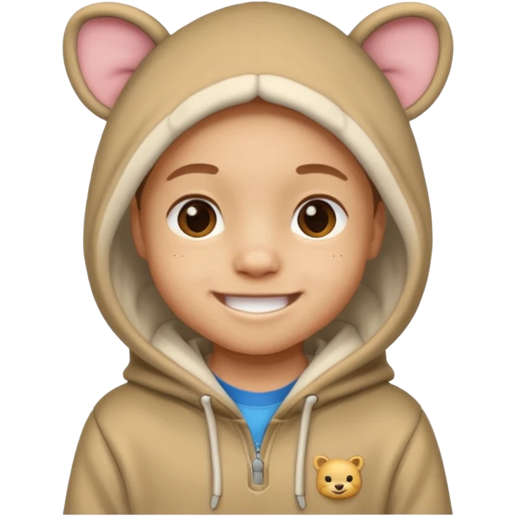 Animal Hoodie Kid emoji
