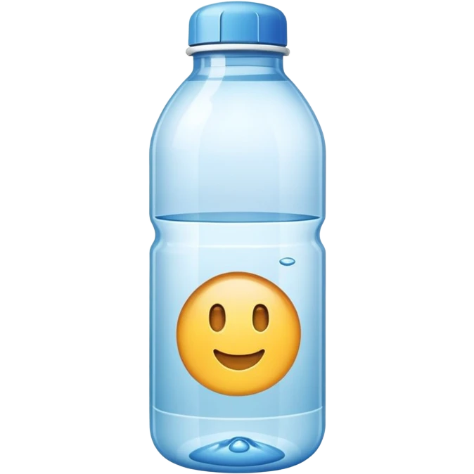 Water bottle  emoji