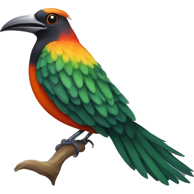 King bird of paradise  emoji