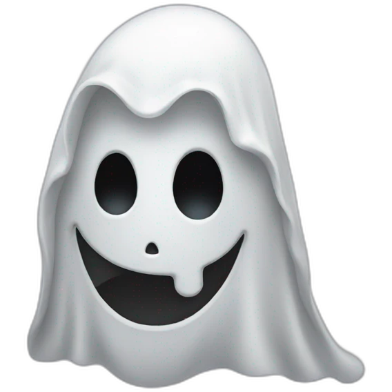 Ghost face emoji
