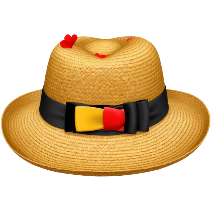 Straw hat emoji