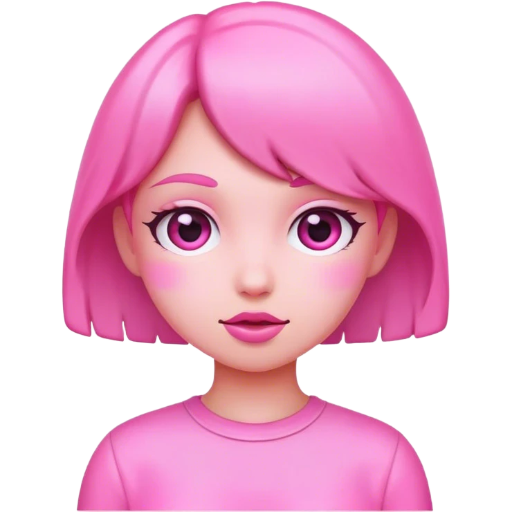 Pink girl emoji