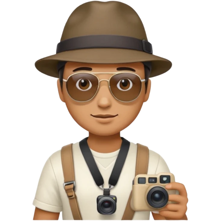 Photographer with controller sling emoji