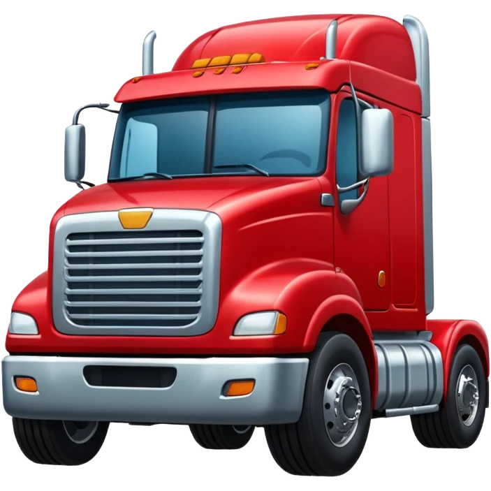 Semi truck emoji