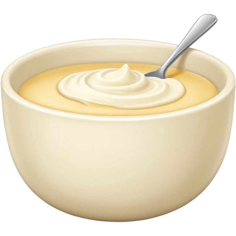 cream without bowl emoji