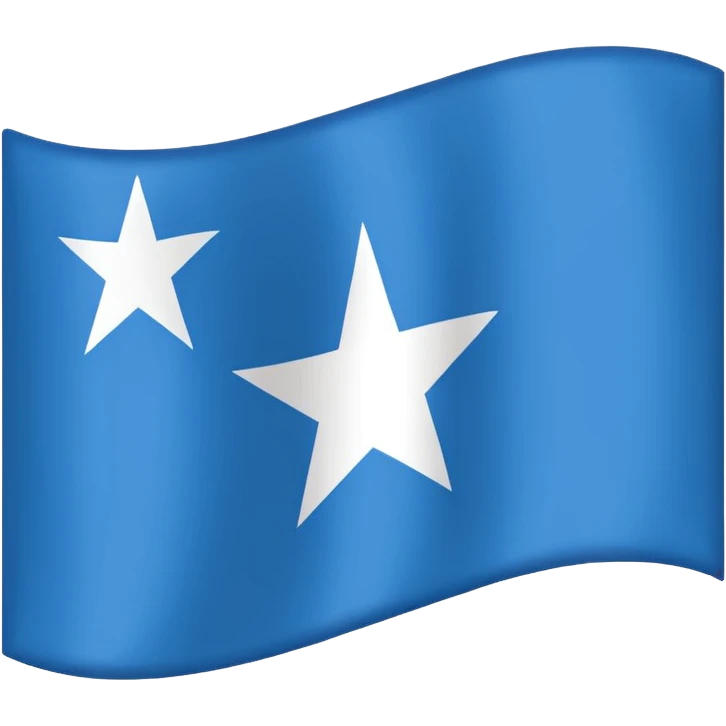 The flag of Awdal state in somalia emoji