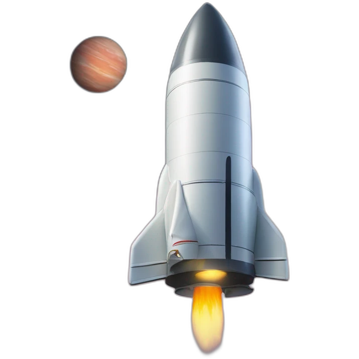 space rocket on angel emoji