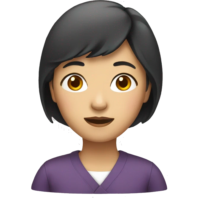 Asian woman emoji