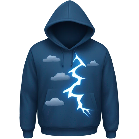 Storm hoodie emoji