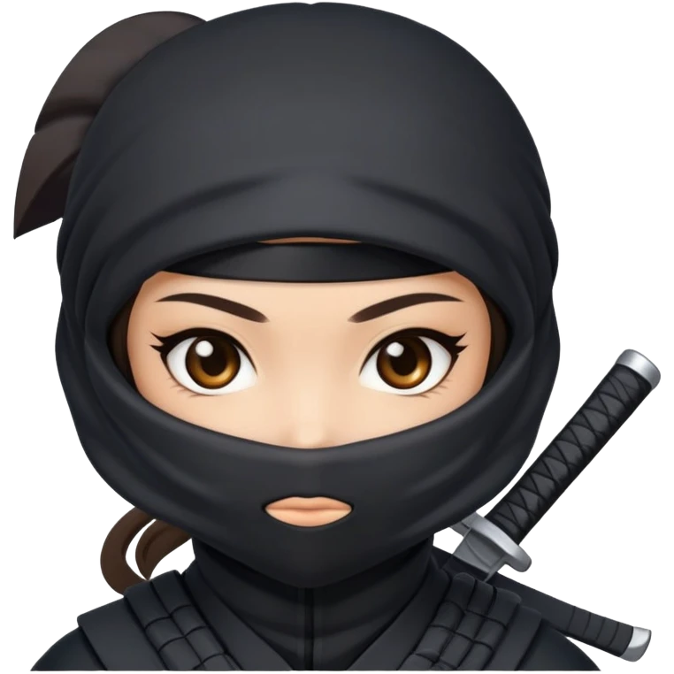 Девушка суперниндзя emoji