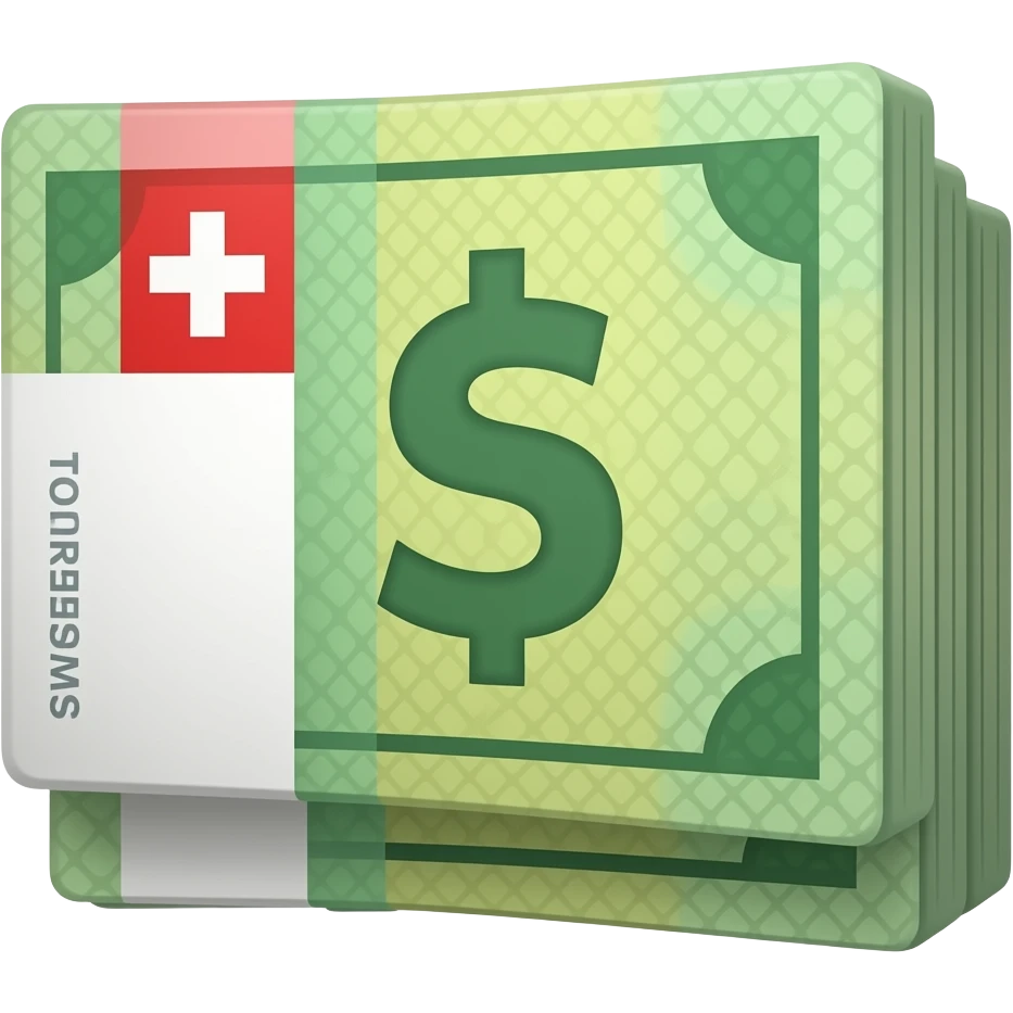 swiss franc cash money emoji