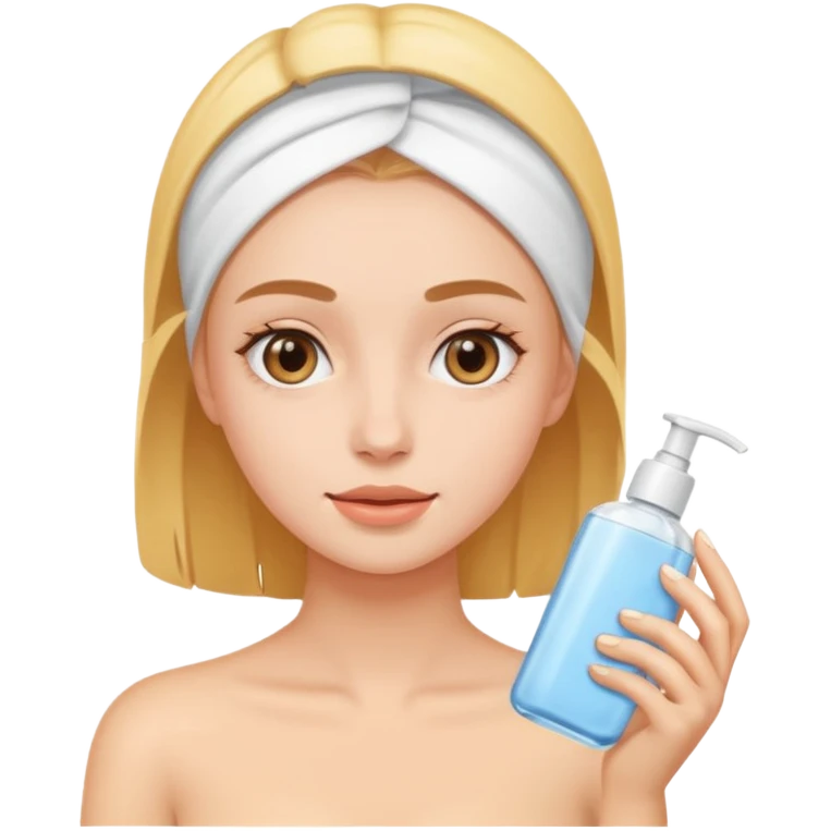 Clean girl ￼doing Skincare  ￼ emoji