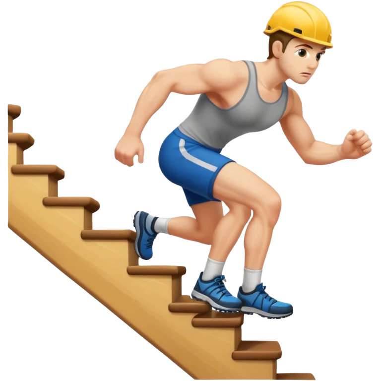person climbing  upstairs emoji