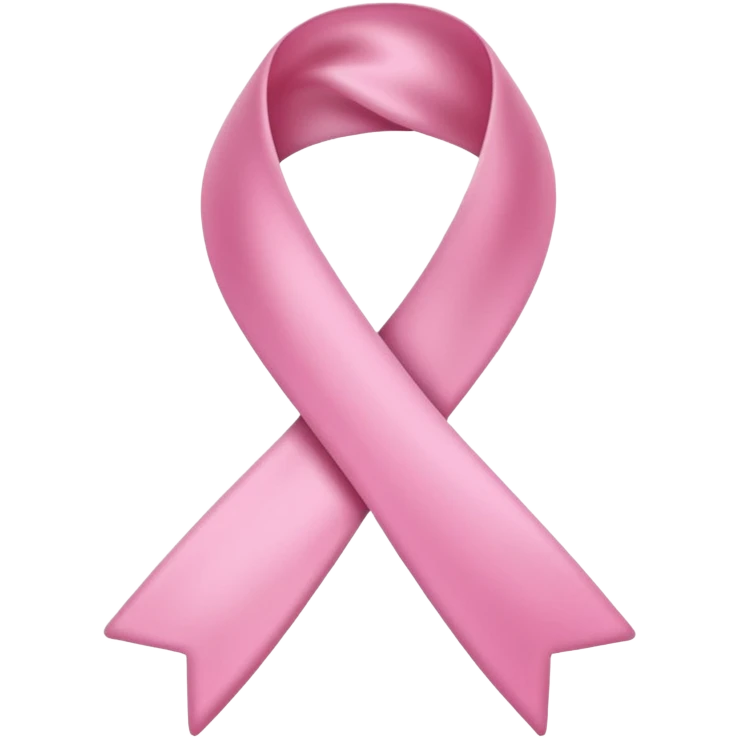 Pink ribbon emoji