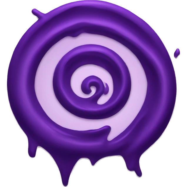 A deep purple vortex  emoji
