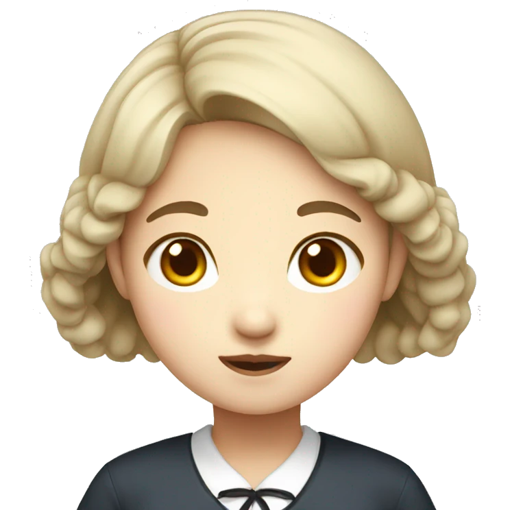 Korean school girl emoji