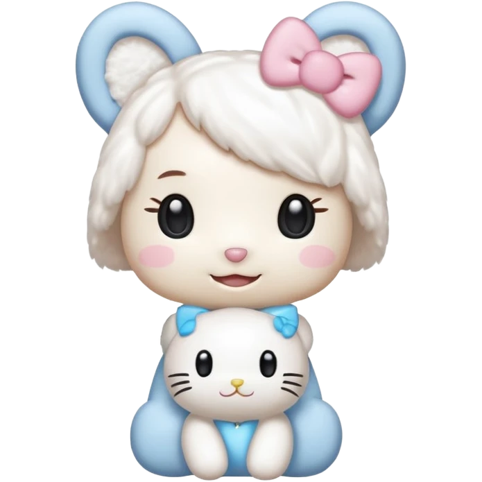 Cinamoroll hello kitty emoji