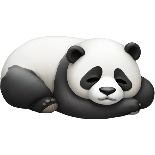 Panda sleeping emoji